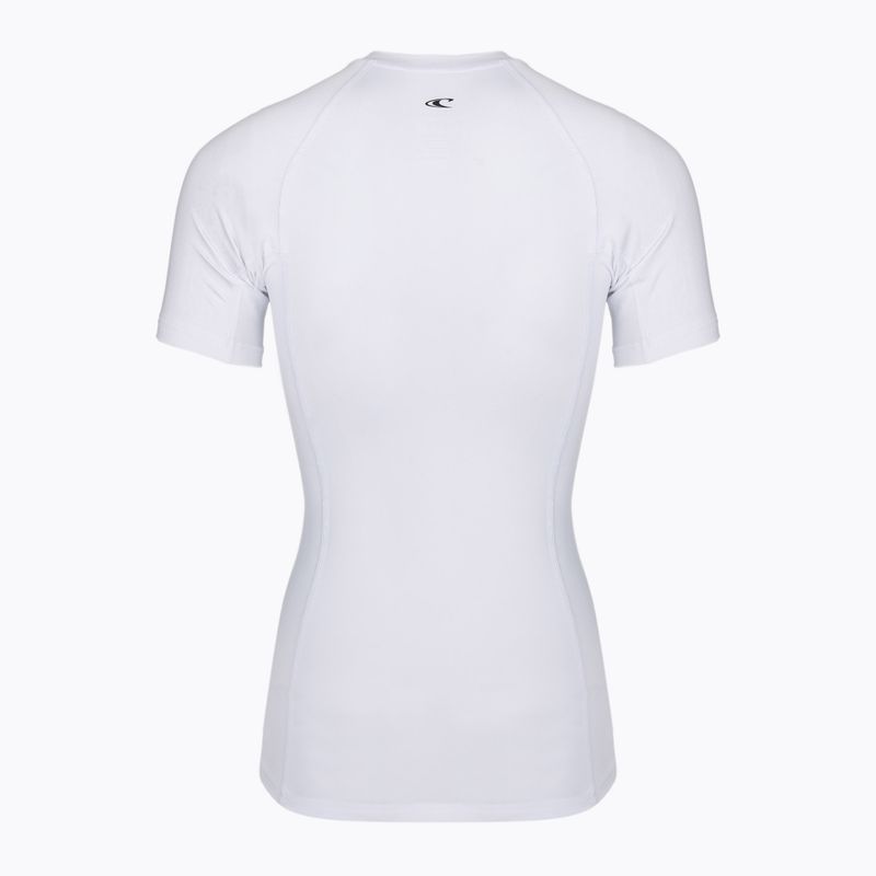 Costume da nuoto donna O'Neill Basic Skins Rash Guard SS white 2