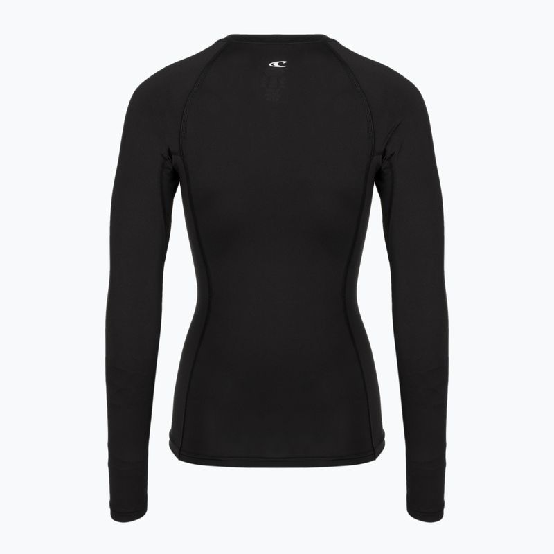 Maglia a maniche lunghe da nuoto da donna O'Neill Basic Skins Rash Guard LS black 2