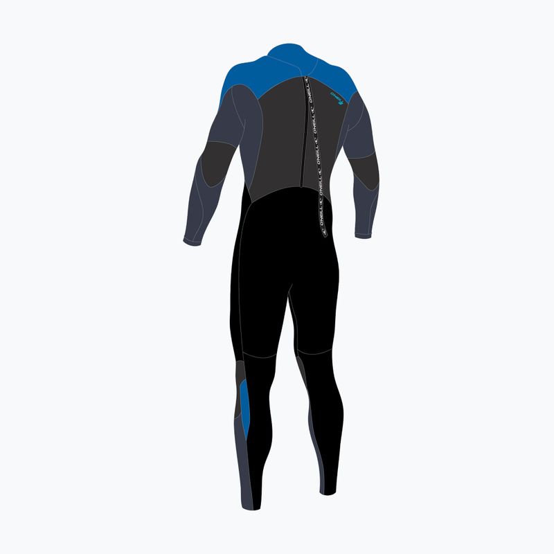 Muta da nuoto bambino O'Neill Youth Epic 4/3 mm Back Zip Full black/slate/bali blue 2