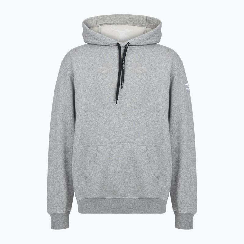 Felpa da uomo Mizuno Takeshi Hoodie grigia