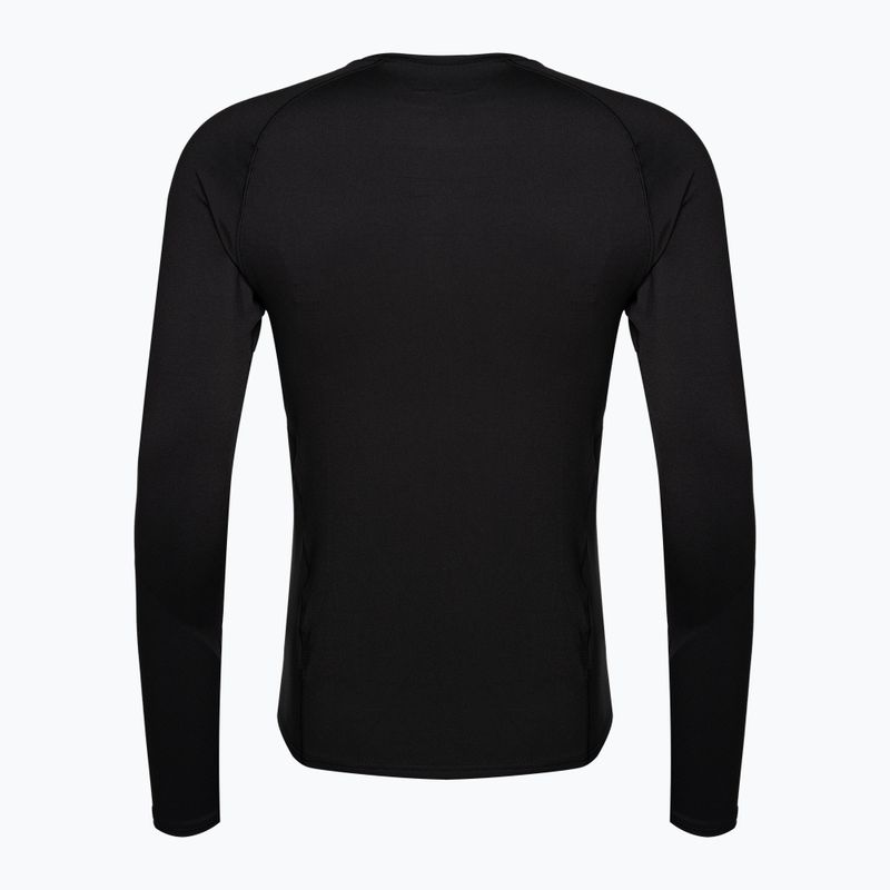 Surfanic Bodyfit Crewneck termico da uomo a maniche lunghe nero 5