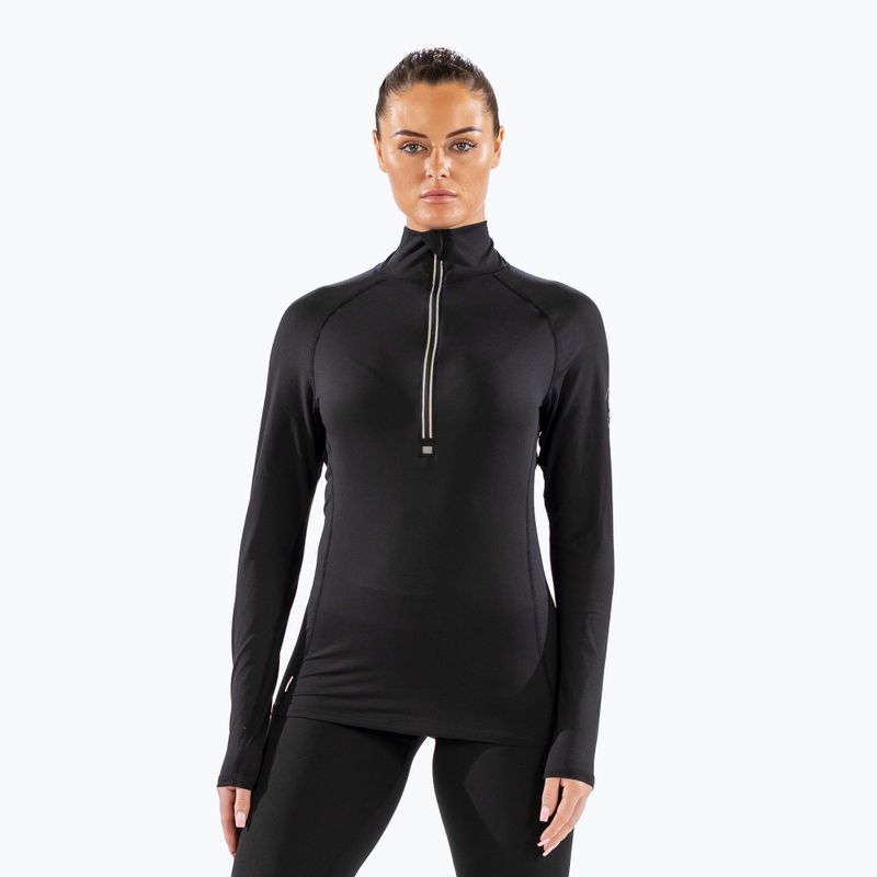 Maglia termica da donna Surfanic Cozy Zip Neck black