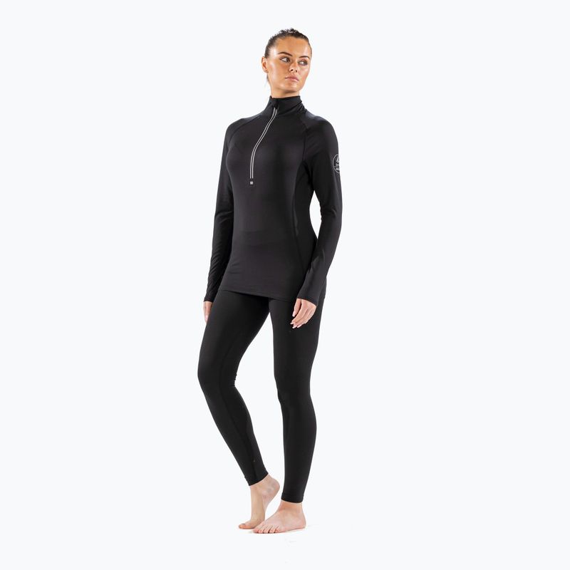 Maglia termica da donna Surfanic Cozy Zip Neck black 2