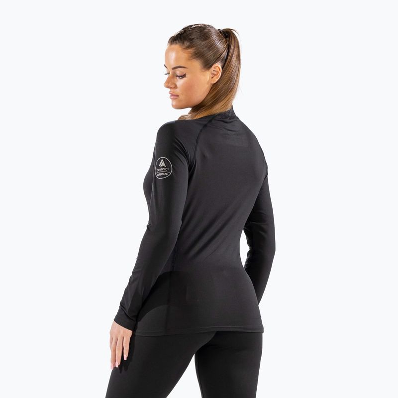 Maglia termica da donna Surfanic Cozy Zip Neck black 3