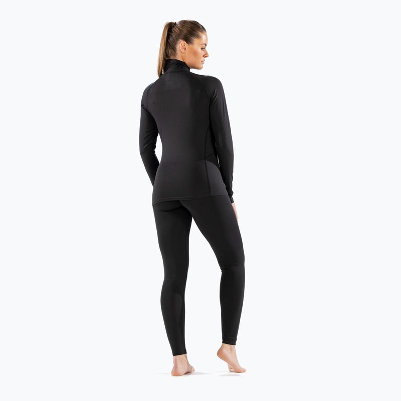 Maglia termica da donna Surfanic Cozy Zip Neck black 4