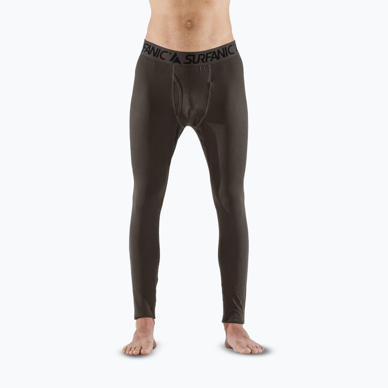 Pantaloni termici Surfanic Bodyfit Long John Uomo color kaki scuro