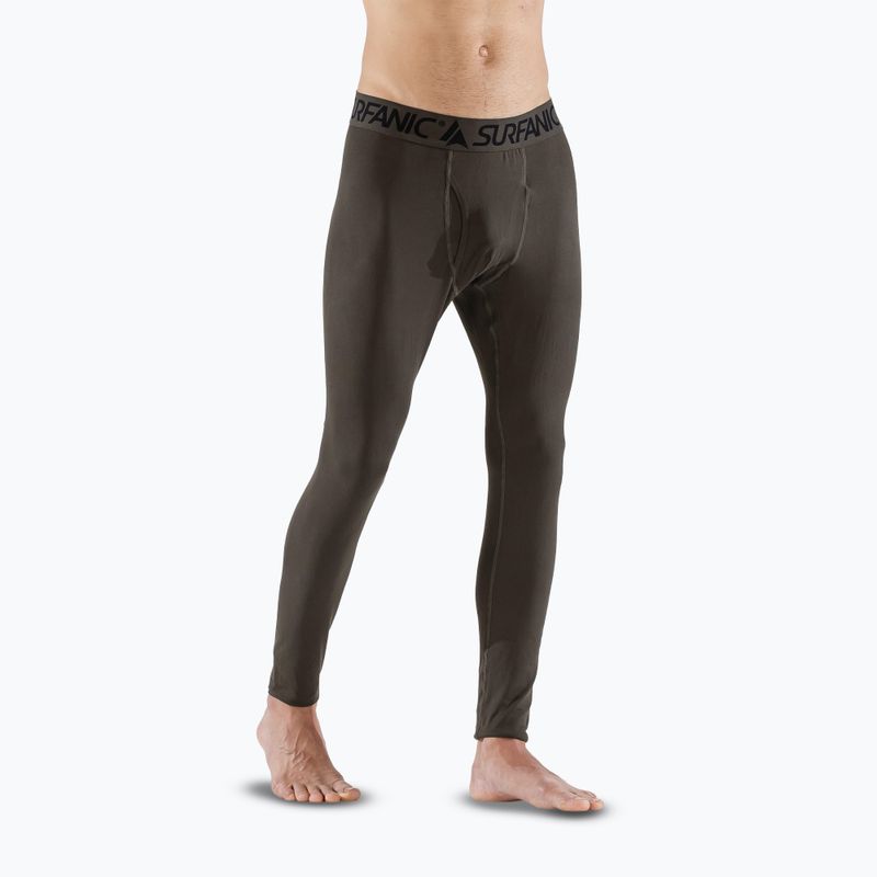 Pantaloni termici Surfanic Bodyfit Long John Uomo color kaki scuro 5
