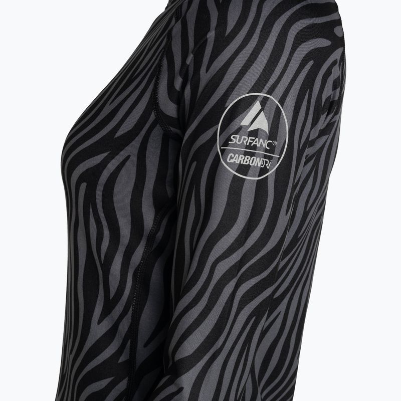 Maglia termica da donna Surfanic Cozy Limited Edition Crew Neck black zebra 7