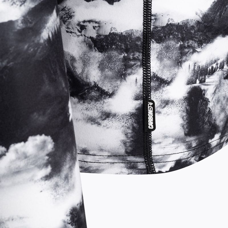 Maglia termica da uomo Surfanic Bodyfit Limited Edition Crew Neck white out print 7