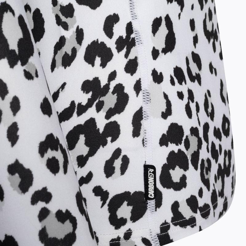 Surfanic Cozy Donna Edizione Limitata Termica Manica Lunga Girocollo Snow Leopard 6