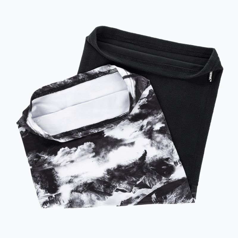 Surfanic Polar Plus Scaldacollo con stampa in bianco e nero 7