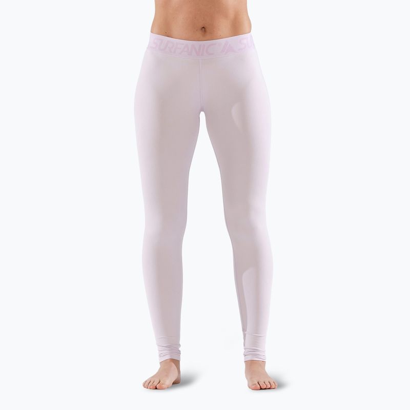 Pantaloni termici attivi da donna Surfanic Cozy Long John lilla ghiaccio