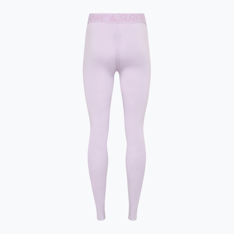 Pantaloni termici attivi da donna Surfanic Cozy Long John lilla ghiaccio 5