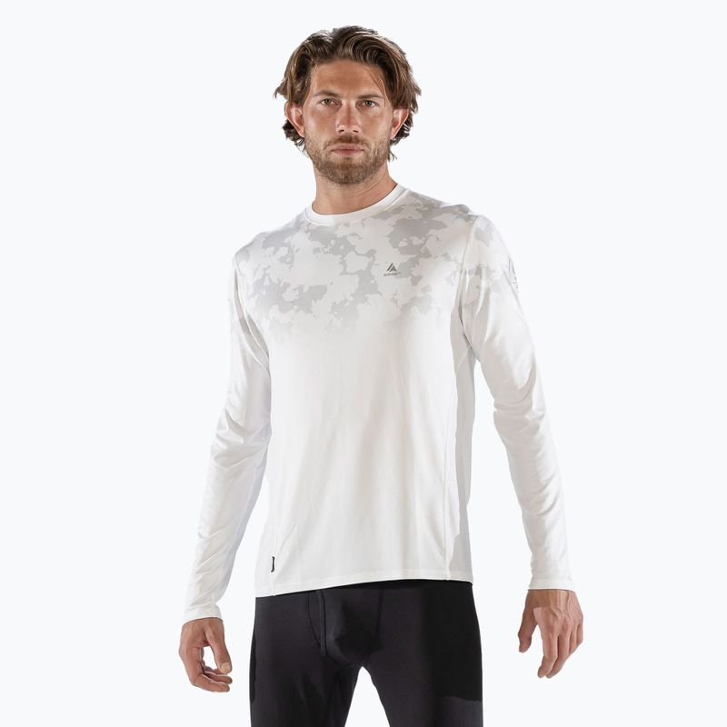 Maglia termica da uomo Surfanic Bodyfit CarbonDri Limited Edition Crew Neck optic white