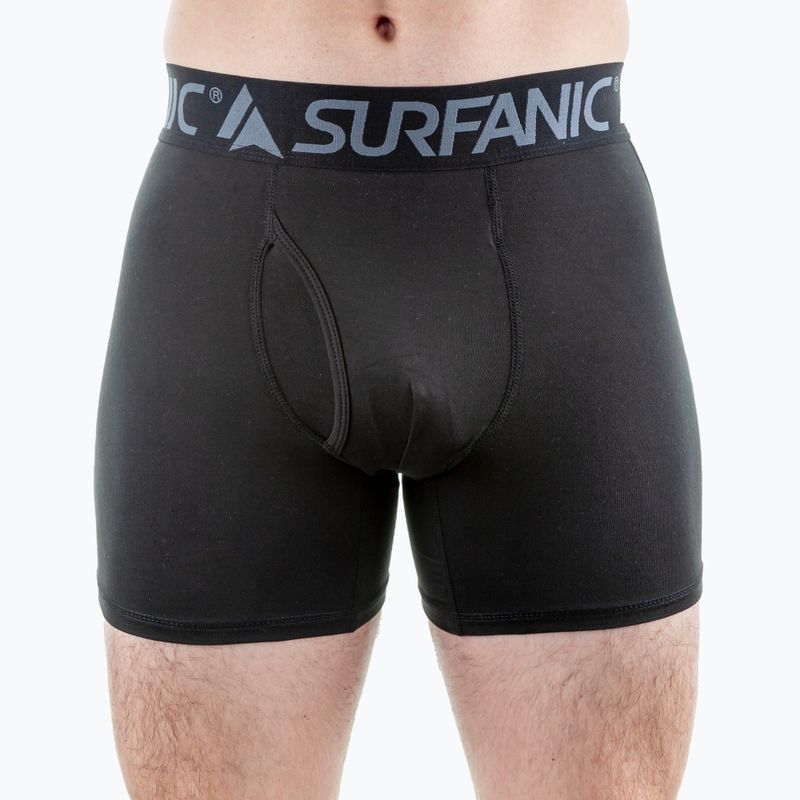 Boxer termici da uomo Surfanic Carbondri 3 paia black 3