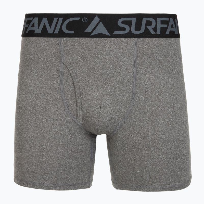 Boxer termici da uomo Surfanic Carbondri 3 paia black/grey/khaki 2
