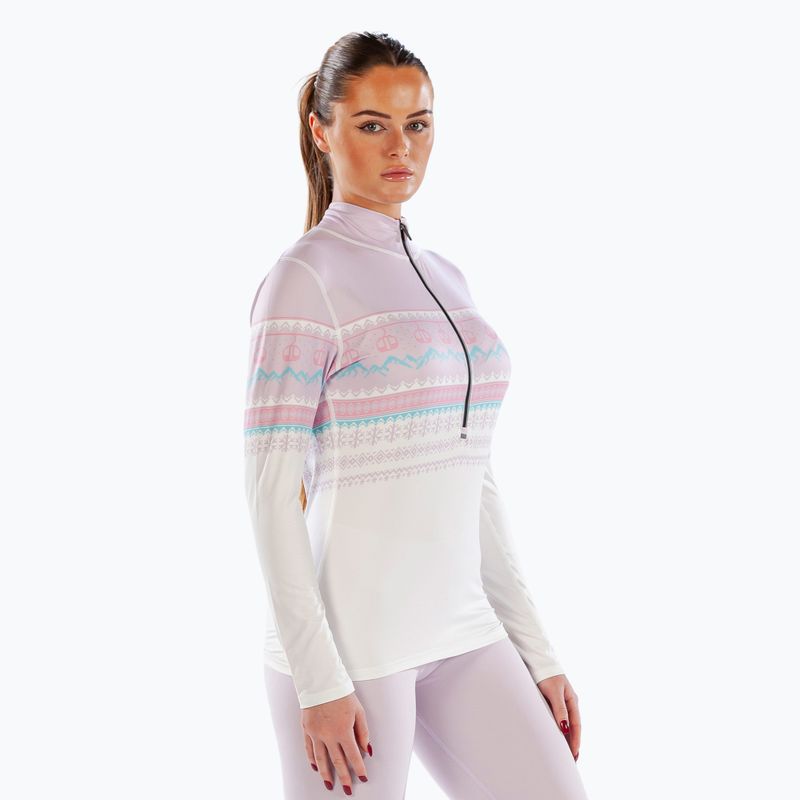 Surfanic Cozy CarbonDri Limited Edition Donna con collo a cerniera e maniche lunghe termiche rosa 5