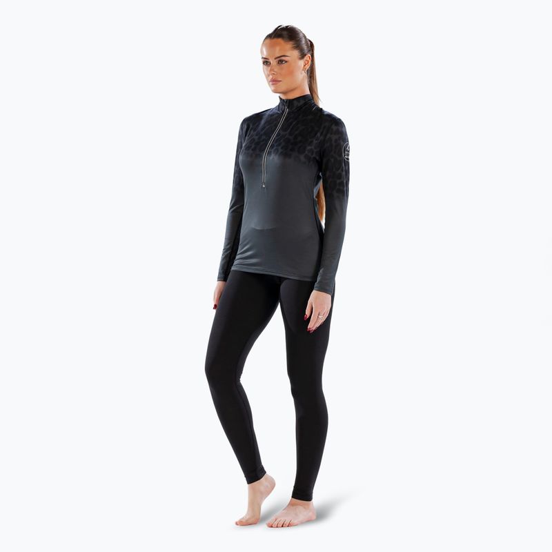 Maglia termica da donna Surfanic Cozy CarbonDri Limited Edition Zip Neck black 2