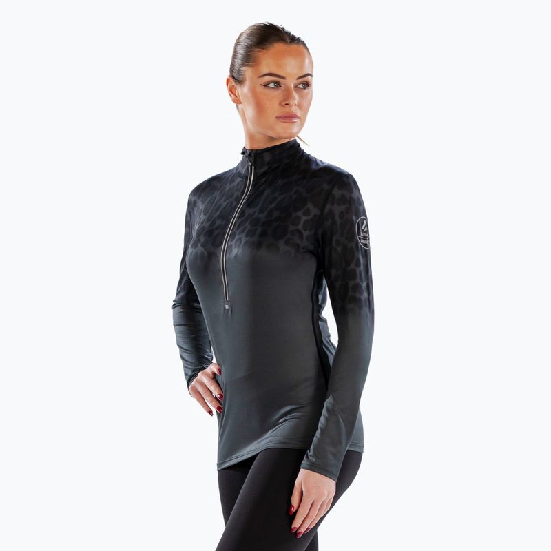 Maglia termica da donna Surfanic Cozy CarbonDri Limited Edition Zip Neck black 4