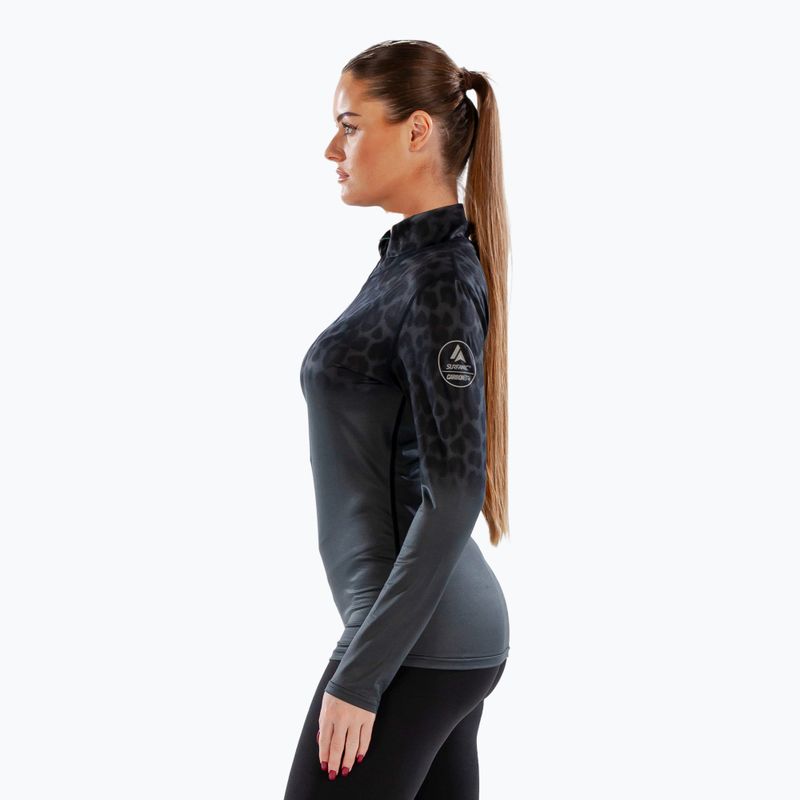 Maglia termica da donna Surfanic Cozy CarbonDri Limited Edition Zip Neck black 5