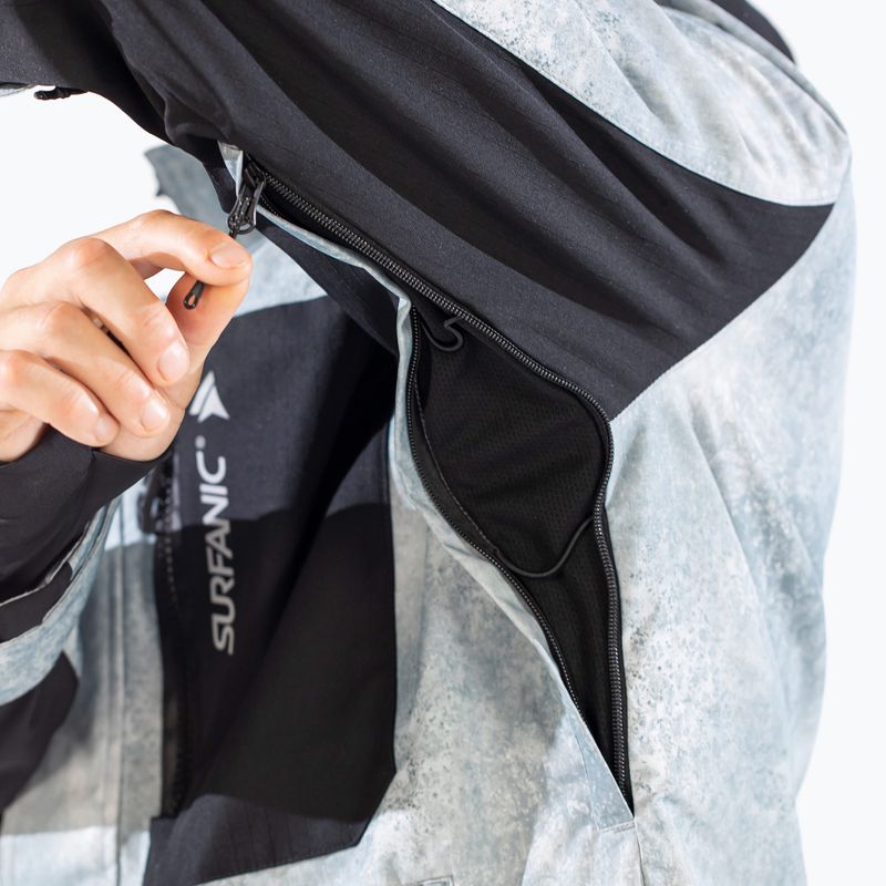 Giacca da sci uomo Surfanic Avalanche Concrete grey 9