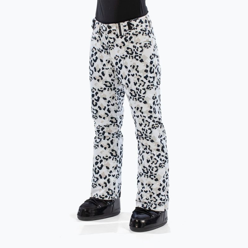 Pantaloni da sci donna Surfanic Glow Animal Camo white 3