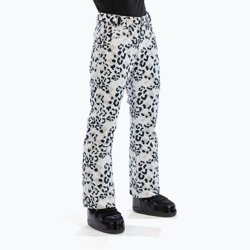 Pantaloni da sci donna Surfanic Glow Animal Camo white 4