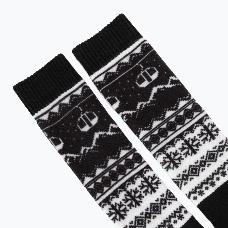Calze da sci Surfanic Pro Tech confezione da 3 Fairisle black 4