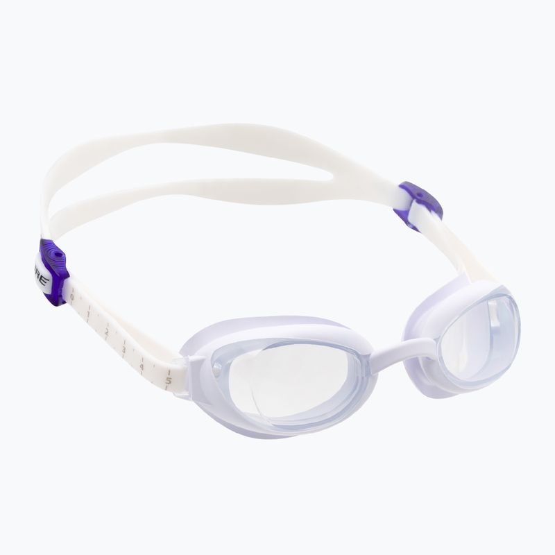 Occhialini da nuoto Speedo Aquapure Female bianco/viola/chiaro