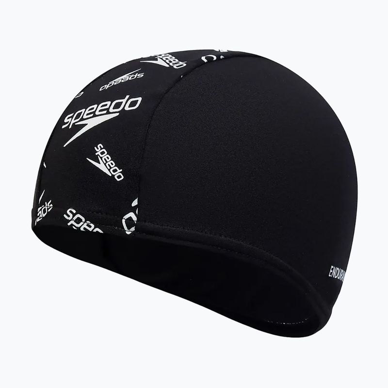 Cuffia Speedo Monogram Endurance+ nero/bianco 2