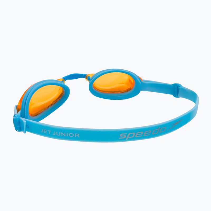 Occhialini da nuoto Speedo Jet V2 9082 blu/arancio per bambini 5