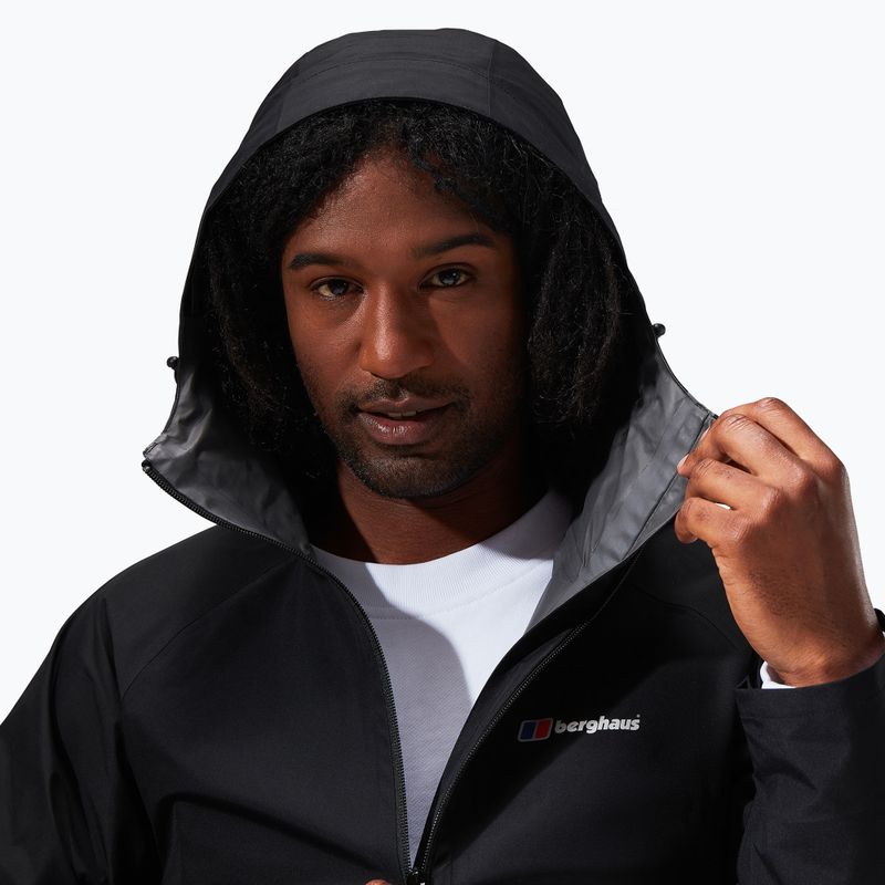 Giacca antipioggia Berghaus Paclite 2.0 Shell nero/nero da uomo 4