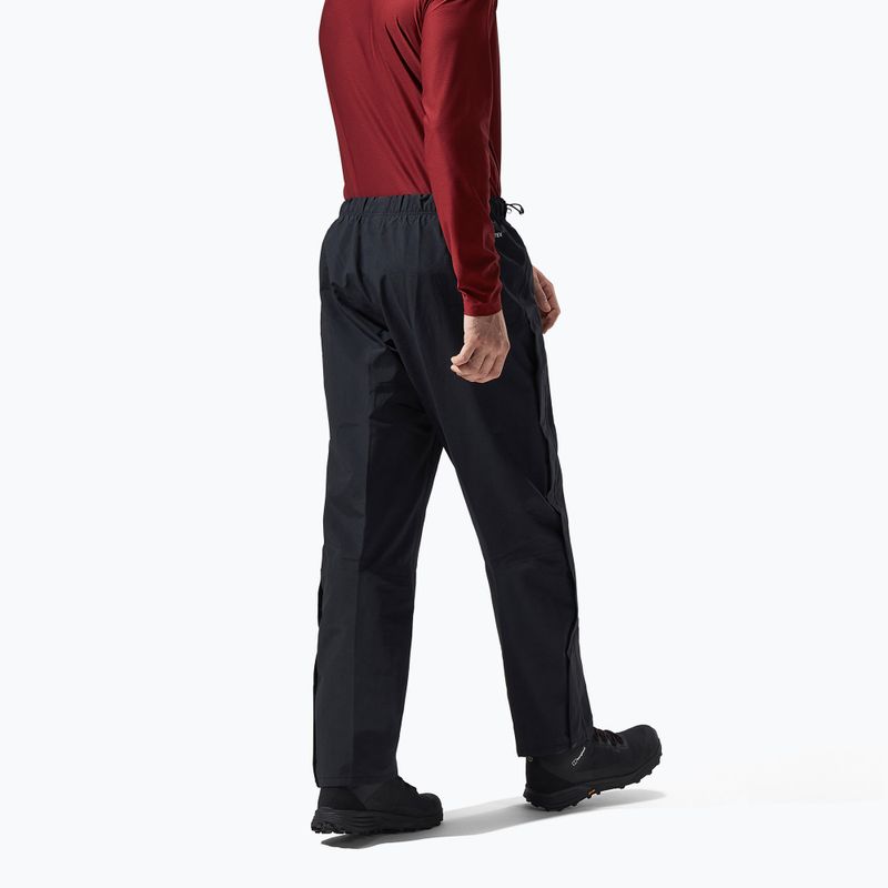 Pantaloni da pioggia Berghaus Hillwalker da uomo nero/nero 2
