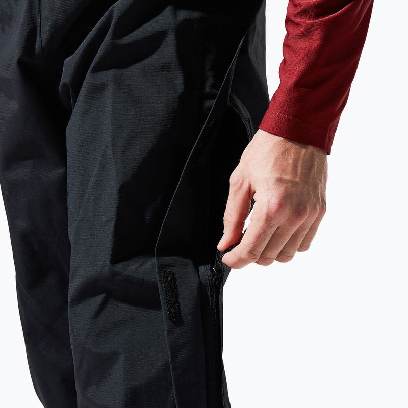 Pantaloni da pioggia Berghaus Hillwalker da uomo nero/nero 6
