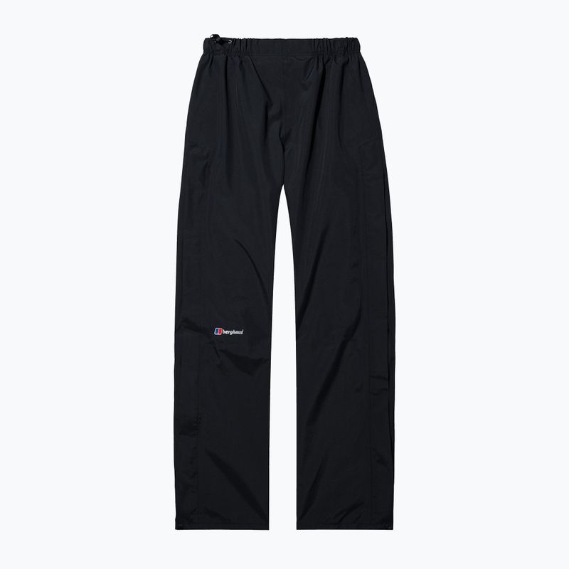 Pantaloni da pioggia Berghaus Hillwalker da uomo nero/nero 9