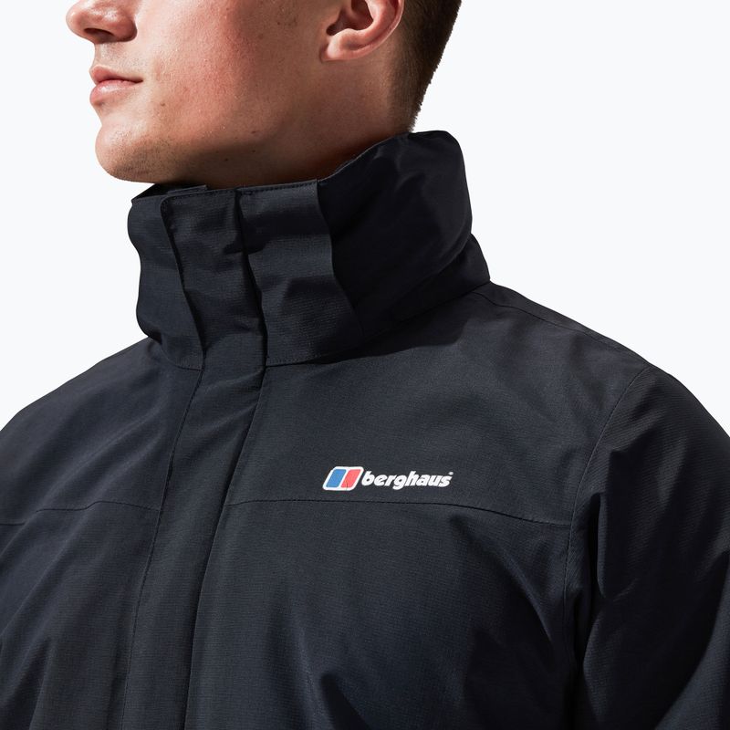 Giacca da pioggia Berghaus Hillwalker IA da uomo nero/nero 4