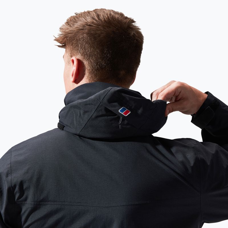 Giacca da pioggia Berghaus Hillwalker IA da uomo nero/nero 5