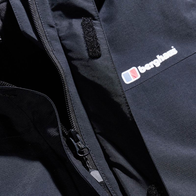 Giacca da pioggia Berghaus Hillwalker IA da uomo nero/nero 13