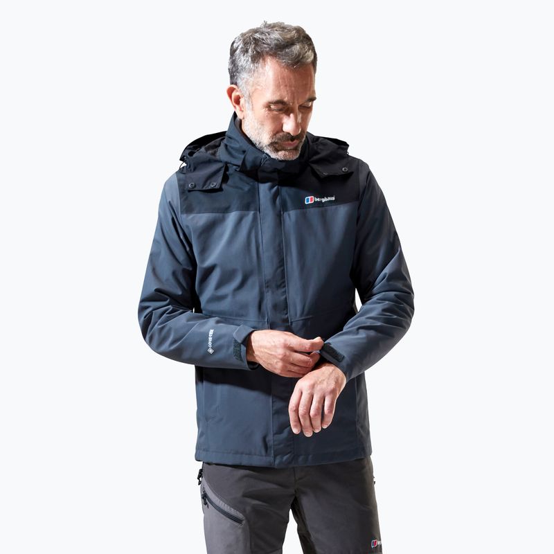 Giacca da pioggia Berghaus Hillwalker IA uomo carbonio/nero