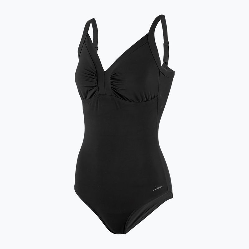 Speedo Watergem Shaping nero, costume intero da donna