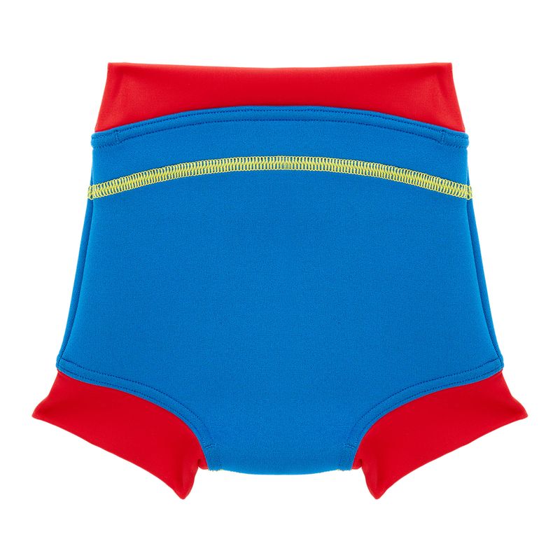 Speedo Swimnappy Cover pannolino da bagno blu/rosso 2