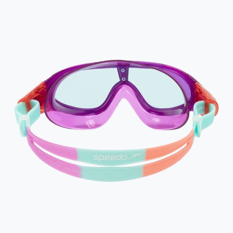 Maschera da bagno per bambini Speedo Biofuse Rift Junior orchidea/corallo morbido/menta piperita 5