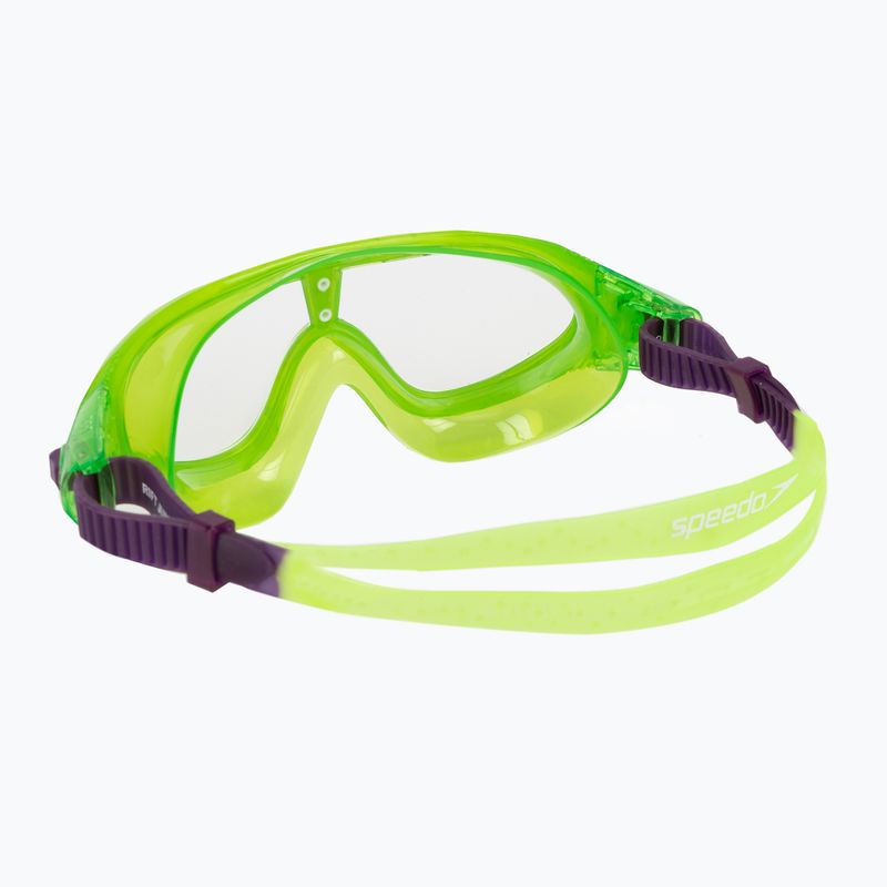 Speedo Biofuse Rift Junior maschera da nuoto verde 4