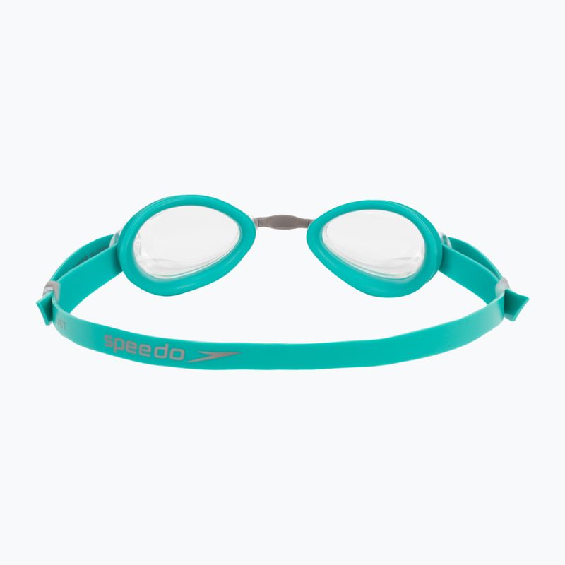 Occhialini da nuoto Speedo Jet V2 color giada/argento/chiaro 5
