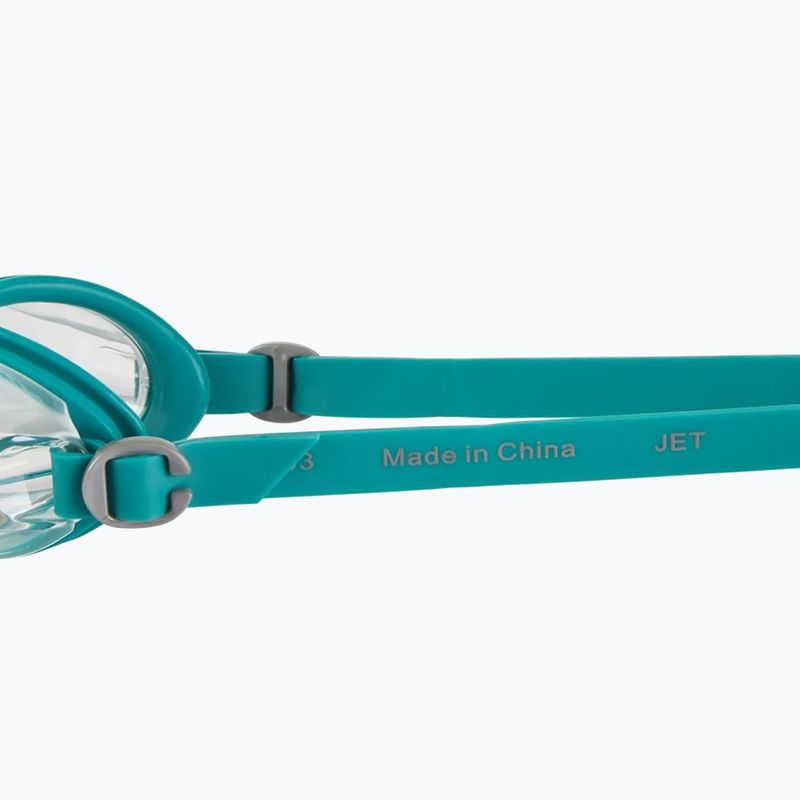 Occhialini da nuoto Speedo Jet V2 color giada/argento/chiaro 7