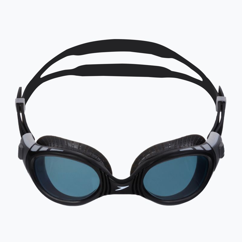 Occhiali da nuoto Speedo Futura Biofuse Flexiseal cool grey/nero/smoke 2