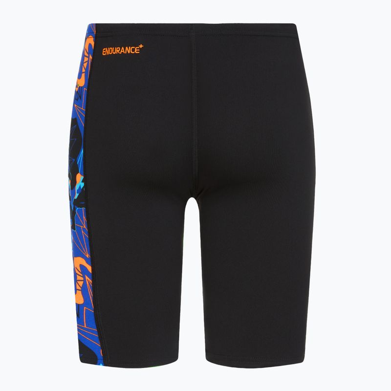 Speedo nuoto jammers da uomo Allover Panel V3 Jammer nero 2