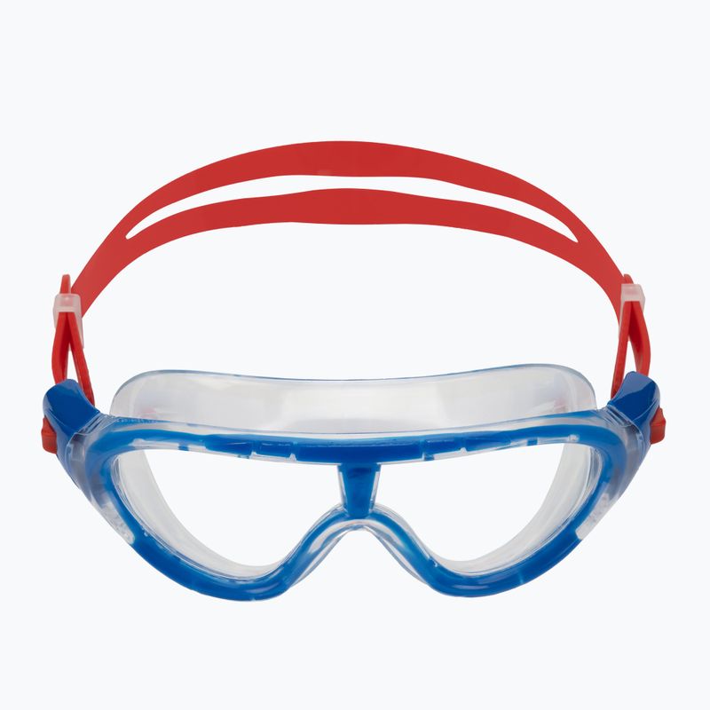 Maschera da bagno per bambini Speedo Biofuse Rift Junior rosso lava/blu bellissimo/chiaro 2