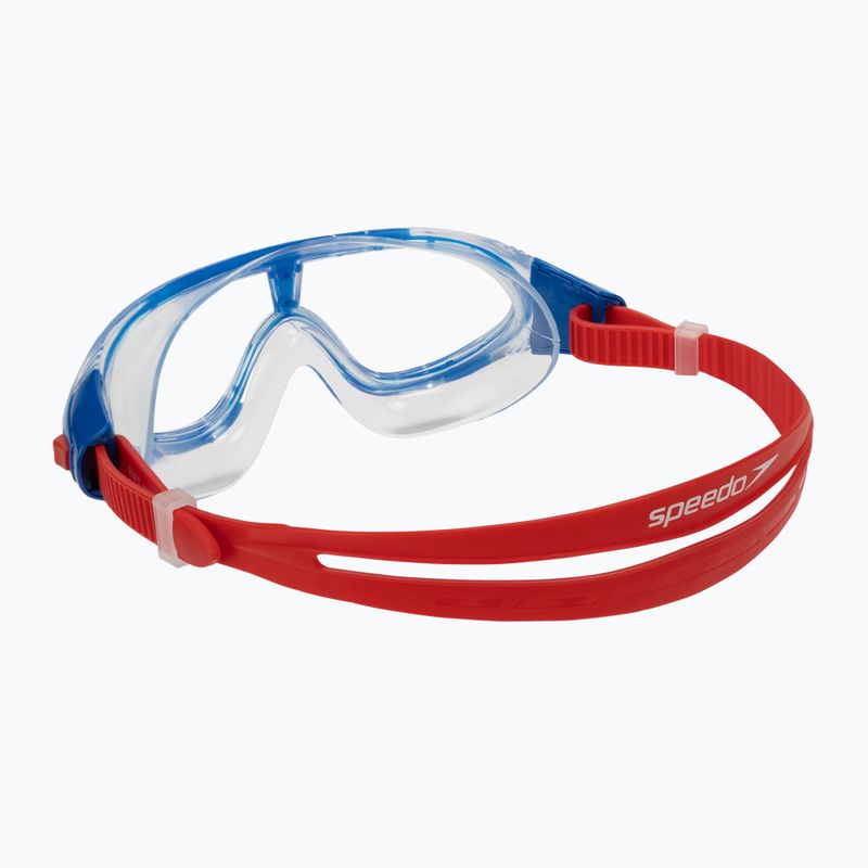 Maschera da bagno per bambini Speedo Biofuse Rift Junior rosso lava/blu bellissimo/chiaro 4