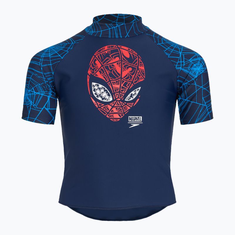Maglietta da bagno Speedo per bambini Spider-Man Sun Top blu